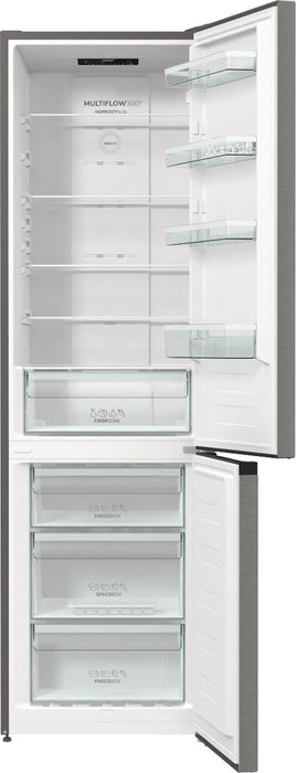 Gorenje NRK6202EXL4 fridge-freezer Freestanding 331 L E Grey