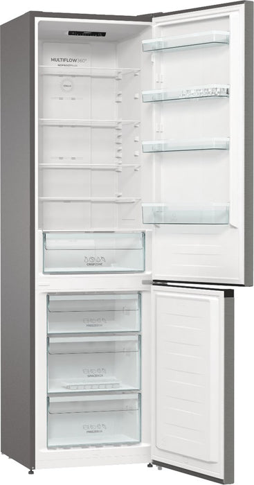 Gorenje NRK6202EXL4 fridge-freezer Freestanding 331 L E Grey