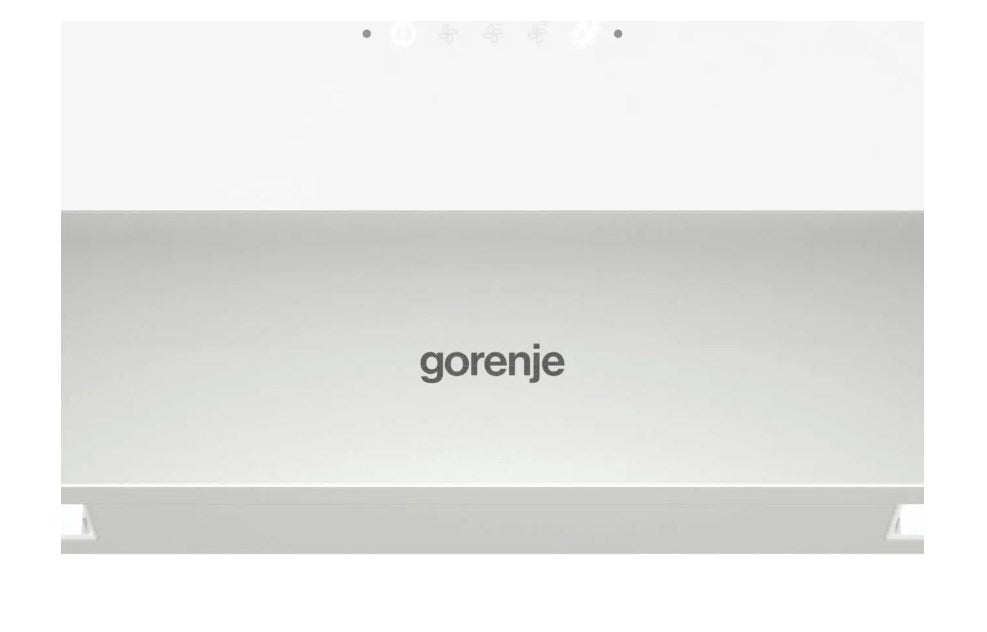 Gorenje WHI6SYW Wall-mounted cooker hood 488 m³/h Stainless steel