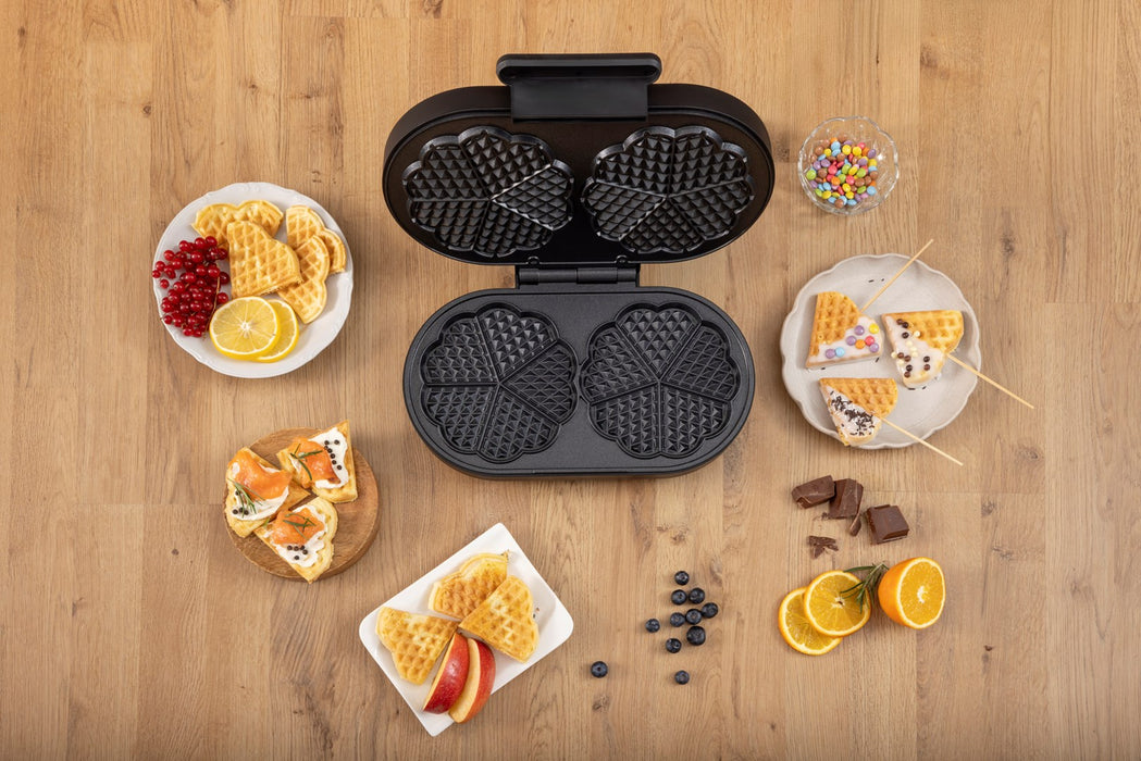 Waffle maker GORENJE WM1200B black, 1200 W