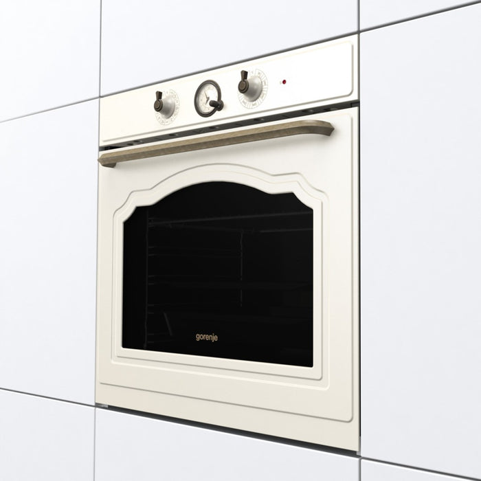 Built-in oven Gorenje BOS67371CLI, 77, A, Water cleaning, Mechanical