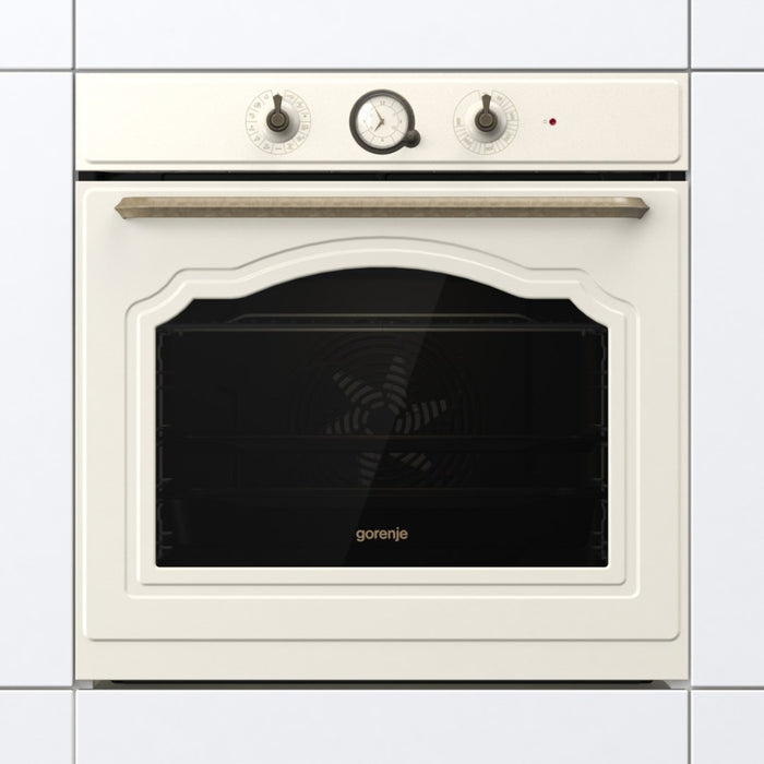 Built-in oven Gorenje BOS67371CLI, 77, A, Water cleaning, Mechanical
