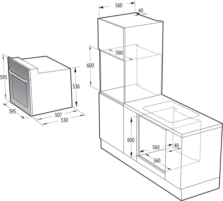 Built-in oven GORENJE BO6635E01BG