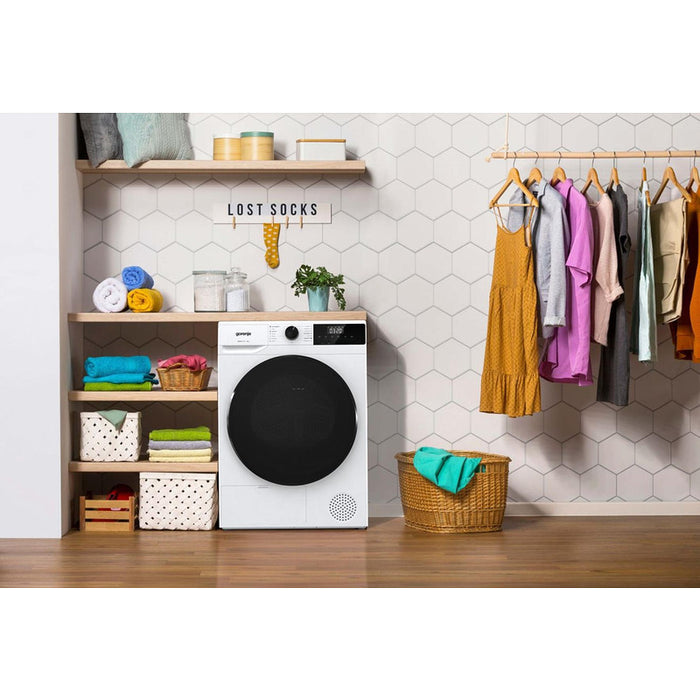 Dryer GORENJE DHNA92, 9 kg, D, Heat pump