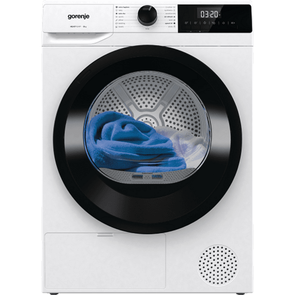 Dryer GORENJE DHNE82, 8 kg, D, Heat pump