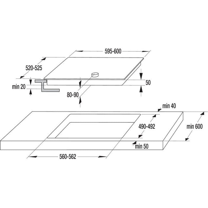 Built-in hob Gorenje EC642CLI