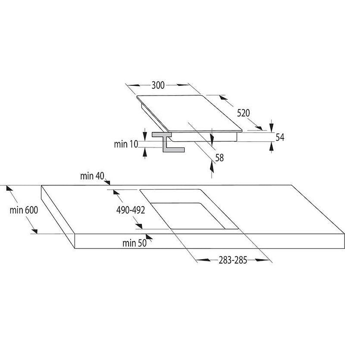 Built-in hob Gorenje GI3201BC