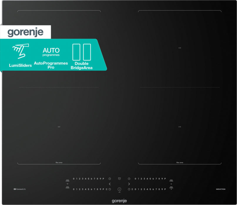 Built-in hob GORENJE GI6442BSCWF, Induction, 60 cm