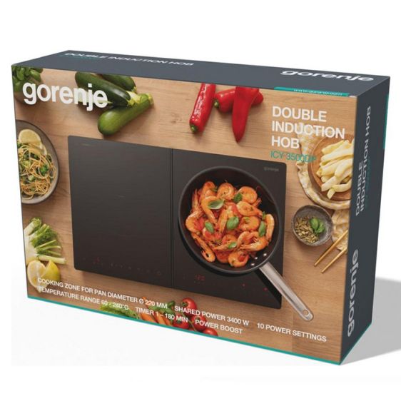 Induction hob GORENJE ICY3500DGP double