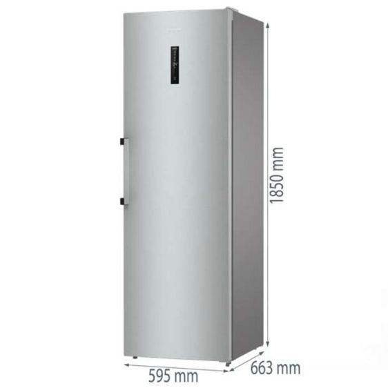 Refrigerator GORENJE R619DAXL6, 398 l, AdaptTech, 185 cm, Gray
