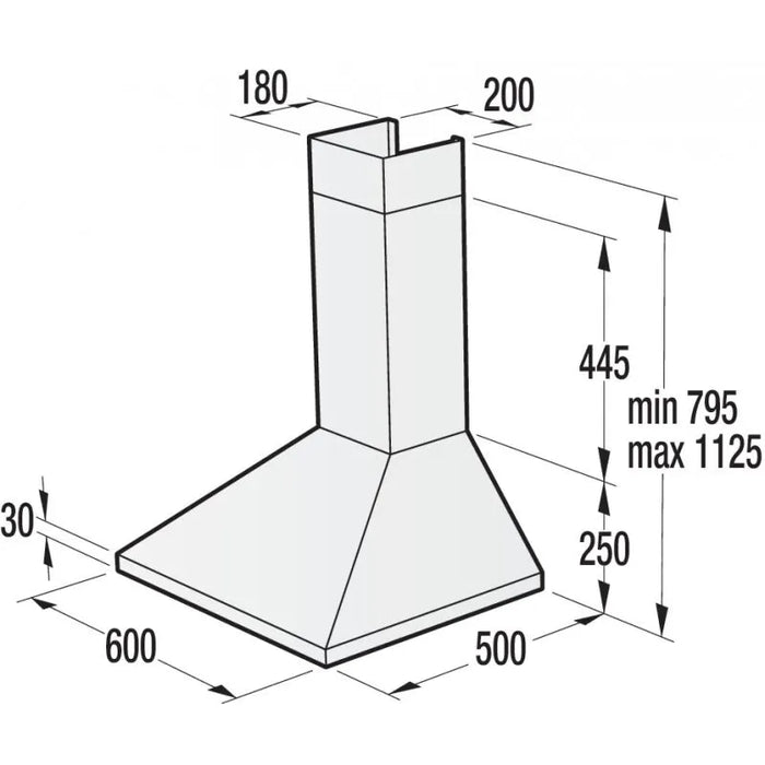 Hood GORENJE WHC623E16X