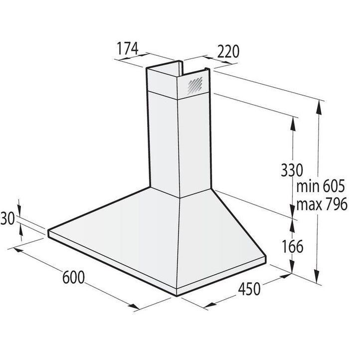Gorenje WHC629E4X hood