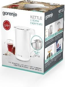 Gorenje 737894 electric kettle 1.5 L 2200 W White