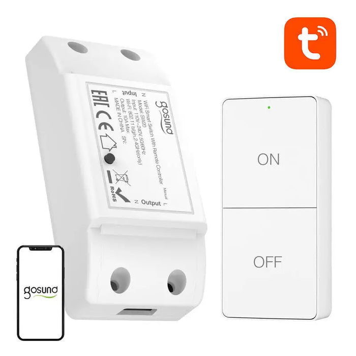 Gosund SW20 10A WiFi Smart Switch + Remote Control Tuya - Smart controllers<<<Control devices<<<Smart Home<<<InnproXML