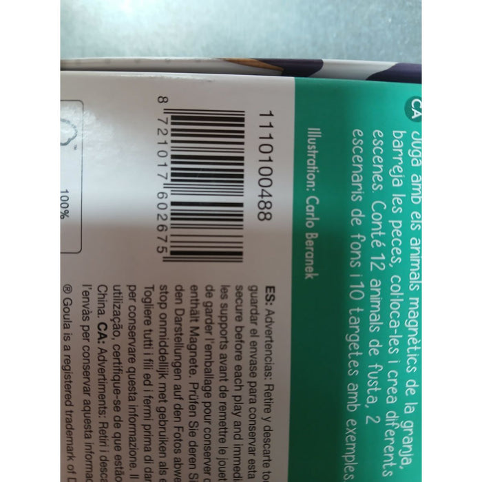 Magnetic Game Goula Cardboard