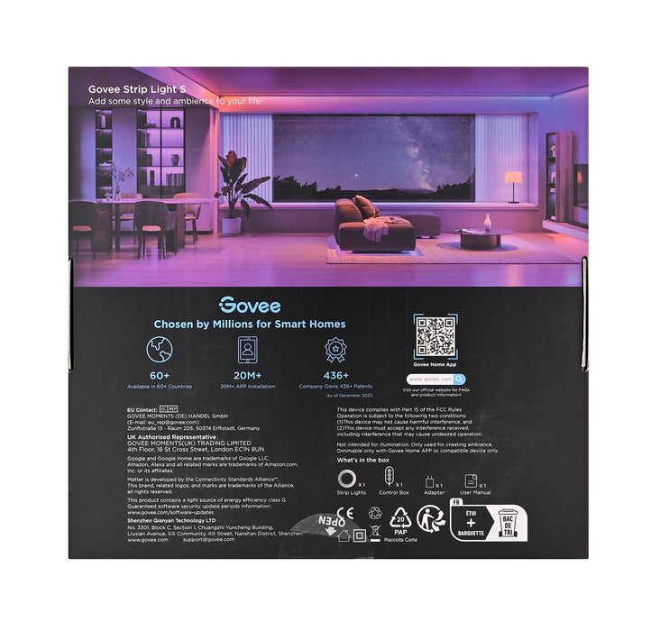 Govee Strip Light S Segmented Smart strip light Wi-Fi/Bluetooth 36 W