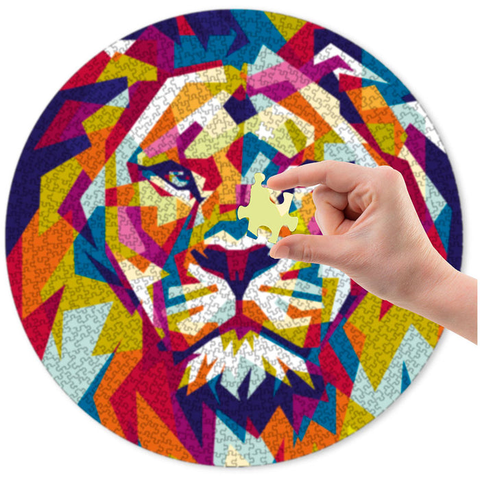 GRAFIX ROUND LION PUZZLE 1000 PIECES