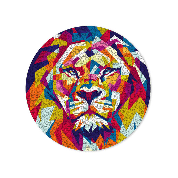 GRAFIX ROUND LION PUZZLE 1000 PIECES