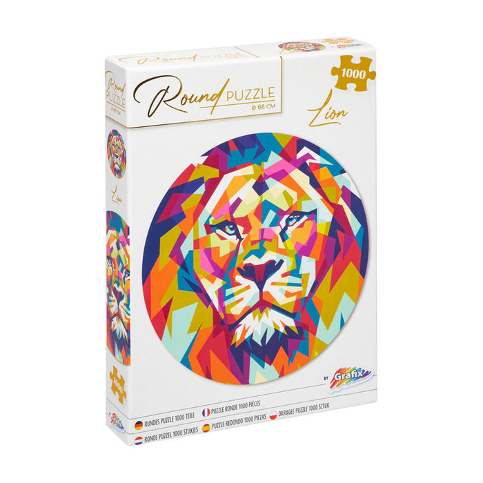 GRAFIX ROUND LION PUZZLE 1000 PIECES