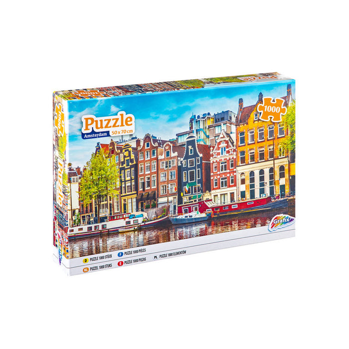 GRAFIX PUZZLE AMSTERDAM 50X70CM 1000 PIECES