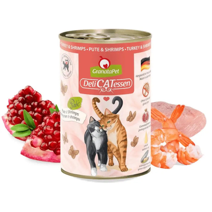 GRANATAPET DeliCATessen Turkey and shrimps - wet cat food - 400g - Wet foodDLK-KAM<<<For the catDLK<<<ActionPL