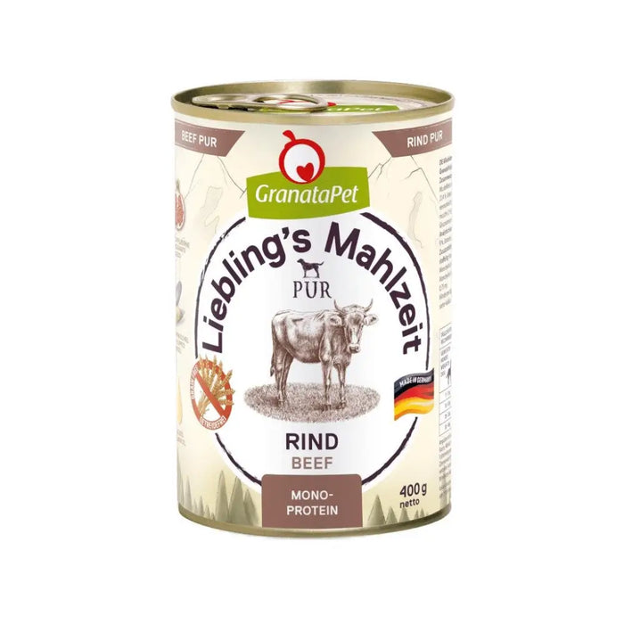GRANATAPET Liebling’s Mahlzeit Beef - wet dog food - 400g - Wet foodDLP-KAM<<<For the dogDLP<<<ActionPL