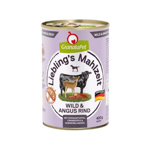 GRANATAPET Liebling’s Mahlzeit Venison and angus beef - wet dog food - 800g - Wet foodDLP-KAM<<<For