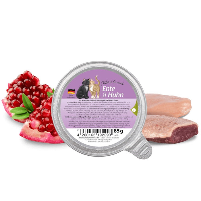GRANATAPET Filet á la carte Duck with chicken - wet cat food - 85g
