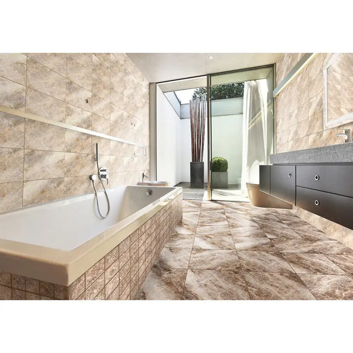 GRANITE GRES KAI JASPER BROWN 33.3X33.3 CM - Гранитогрес<<<Плочки и лайстни<<<Подови и стенни