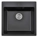 GRANITE KITCHEN SINK 5050 INTER CERAMIC SQUARE 50X50X20 CM BLACK - Кухненски мивки<<<Кухненски мивки<<<Кухня<<<Praktiker