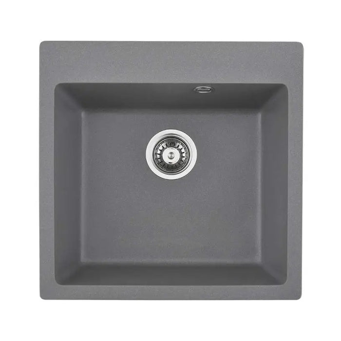 GRANITE KITCHEN SINK 5050 INTER CERAMIC SQUARE 50X50X20 CM GRAY - Кухненски мивки<<<Кухненски мивки<<<Кухня<<<Praktiker