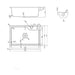 GRANITE KITCHEN SINK 8315 RECTANGULAR INTER CERAMIC 68X45X22 CM GRAY - Кухненски мивки<<<Кухненски