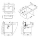 GRANITE KITCHEN SINK ALVEUS ATROX 30 59X50X19.5 CM. GRAY - Кухненски мивки<<<Кухненски