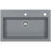 GRANITE KITCHEN SINK ALVEUS ATROX 40 79X50X19.5 CM. GRAY - Кухненски мивки<<<Кухненски