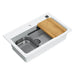 GRANITE KITCHEN SINK ALVEUS ATROX 40 79X50X19.5 CM. WHITE - Кухненски мивки<<<Кухненски