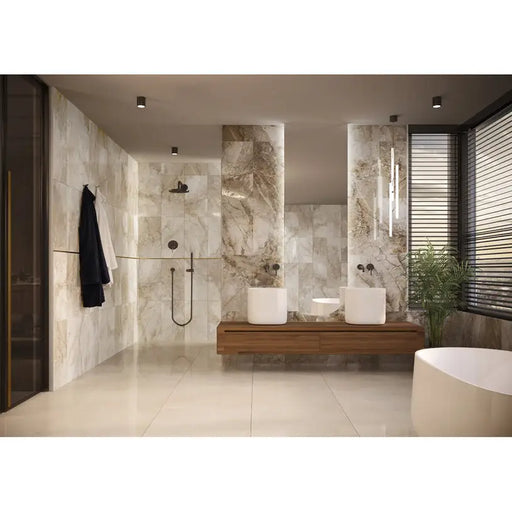 GRANITOGRES CERAMICA COLOR LIVERPOOL BEIGE 15.5X62 CM - Гранитогрес<<<Плочки и лайстни<<<Подови и стенни