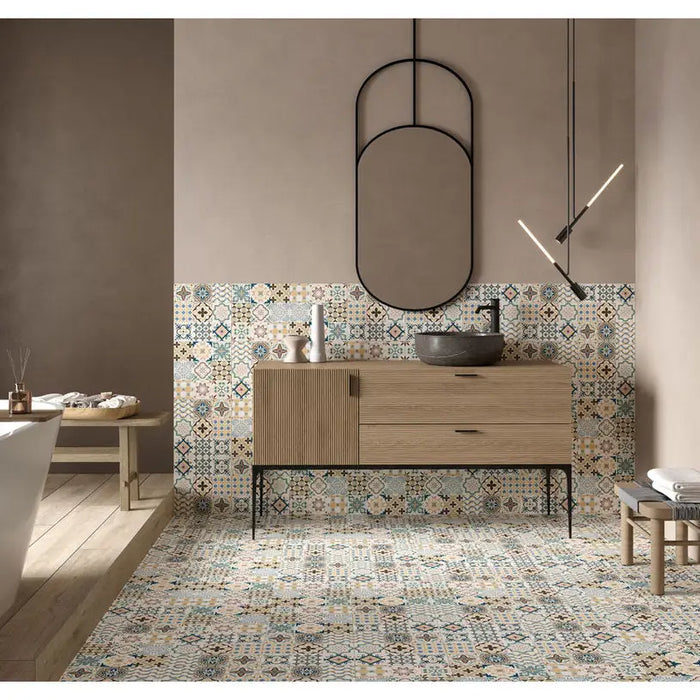 GRANITOGRES CERSANIT PATCHWORK MULTICOLOR 59.8X59.8 - Гранитогрес<<<Плочки и лайстни<<<Подови и стенни