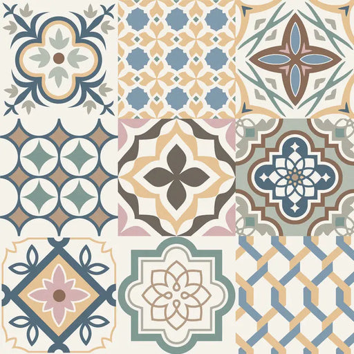 GRANITOGRES CERSANIT PATCHWORK MULTICOLOR 59.8X59.8 - Гранитогрес<<<Плочки и лайстни<<<Подови и стенни