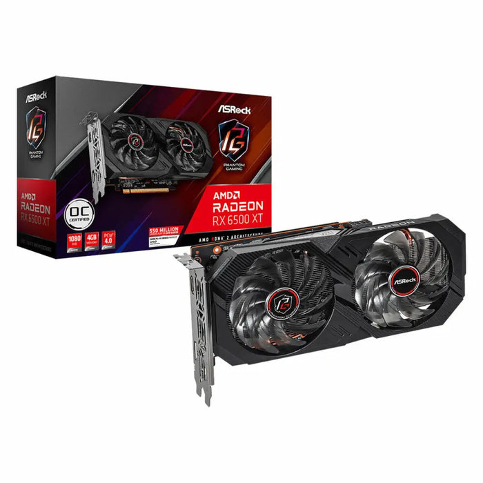 Graphics card ASRock RX6500XT PGD 4GO 4 GB GDDR6 - Компютър Мрежи и компоненти<<<Компютри|