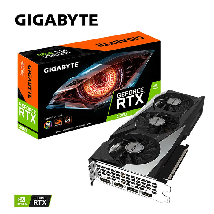 Graphics card Gigabyte GV-N3060GAMING GeForce RTX 3060 12 GB GDDR6 - Видео карти<<<Компютърни