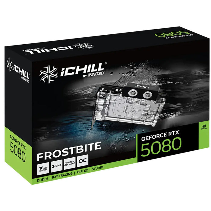 Graphics card INNO3D C50803-16D7X-1760FB GEFORCE RTX 5080 16 GB GDDR7 - Графични карти<<<Компютър Мрежи и