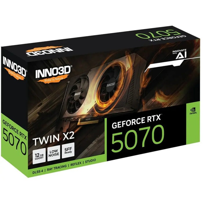 Graphics card INNO3D N50702-12D7-195064N nvidia geforce rtx 5070 12 GB - Графични карти<<<Компютър Мрежи и