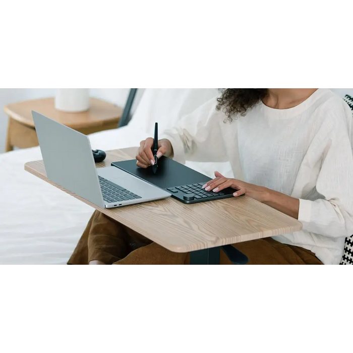 Graphics tablet HUION Inspiroy Keydial KD200 USB-C Bluetooth Metal Grey - Графични таблети<<<Лаптопи таблети и