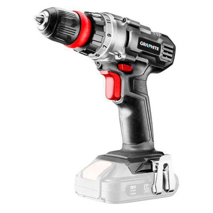 CORDLESS DRILL GRAPHITE 58G022 18 V, 44.00 nm, WITHOUT BATTERY AND CHARGER