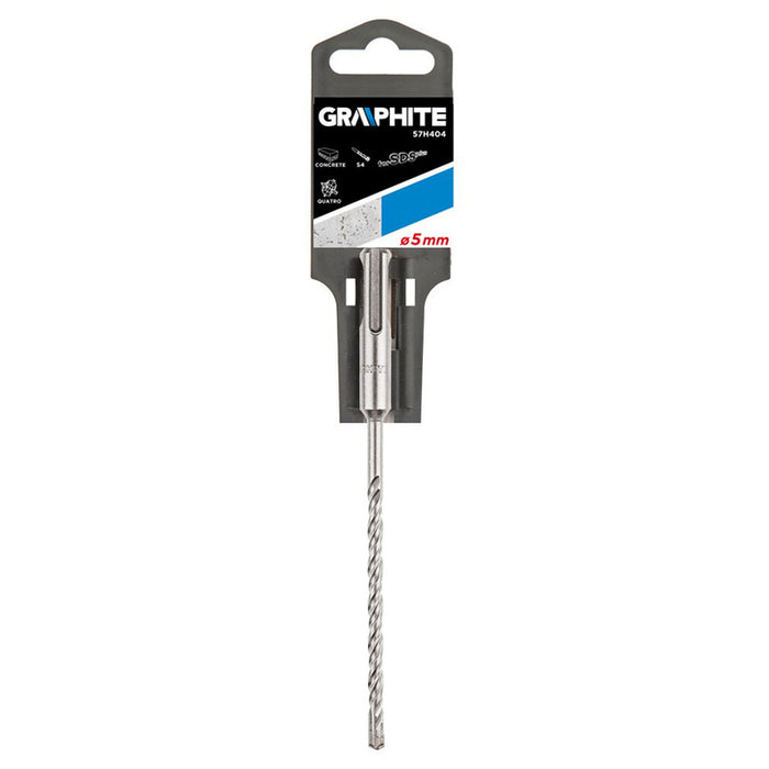 DRILL FOR CONCRETE S4 QUATRO 5X160MM GRAPHITE 57H404