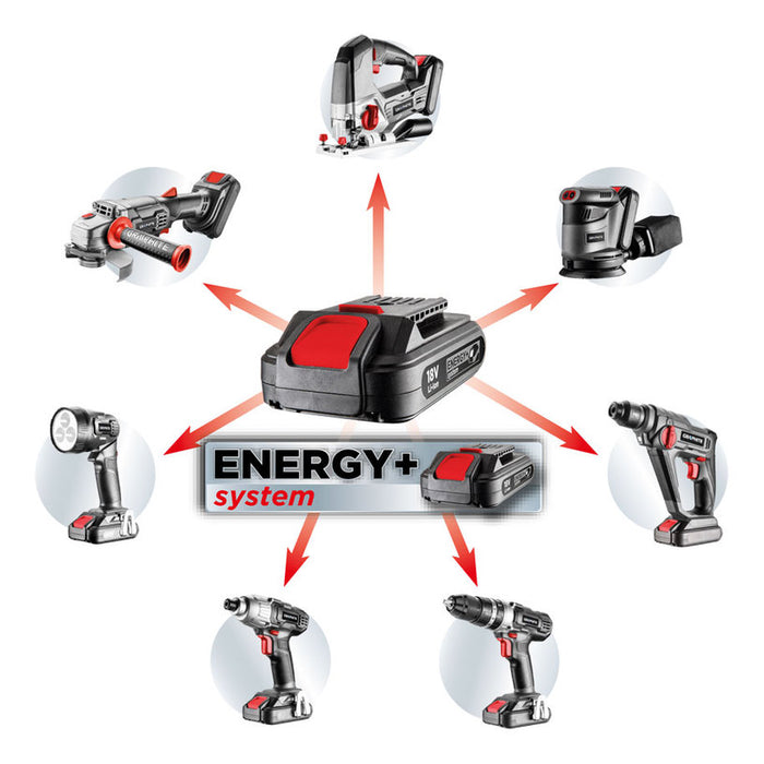 CORDLESS DRILL GRAPHITE 58G006 ENERGY+ 18 V, 55.00 nm, WITHOUT BATTERY AND CHARGER