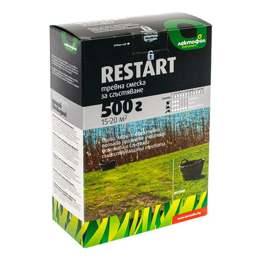 GRASS MIXTURE 0.5KG 15-20M² LACTOFOL RESTART - Тревни смески<<<Торове почви и тревни