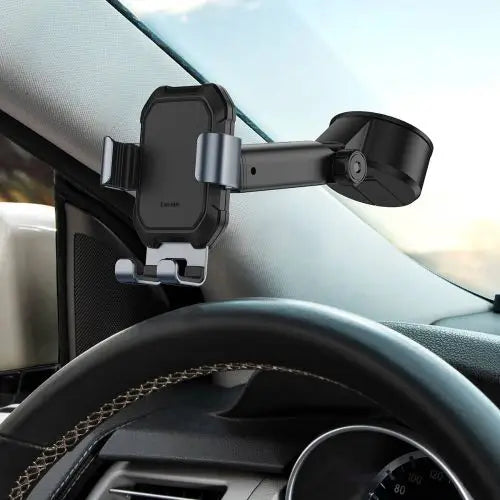 Gravity car mount for Baseus Tank phone with suction cup (black) - Car mount<<<Accessories<<<Основна<<<DunaXML&&&Phone