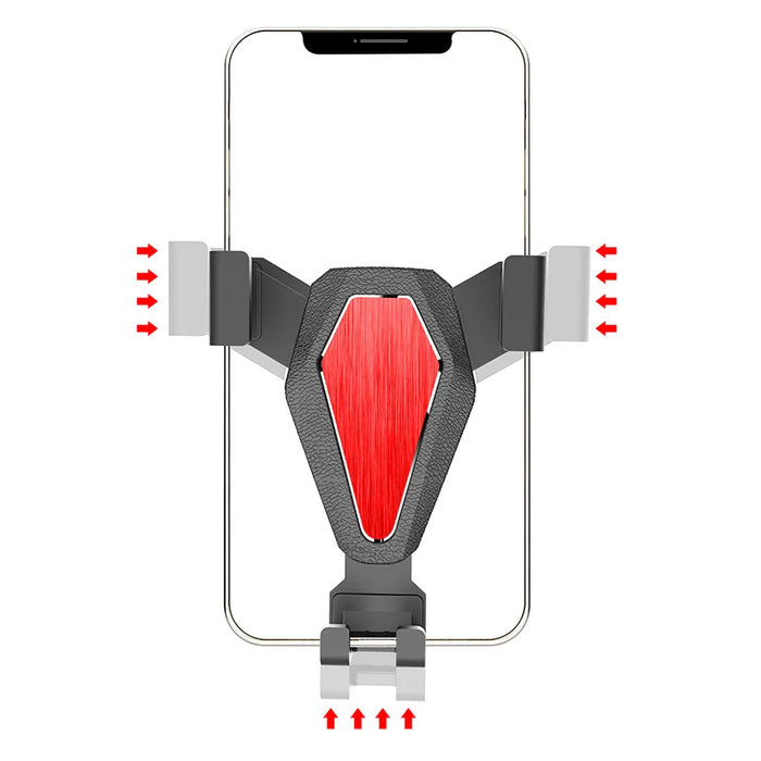 Gravity smartphone car holder black air vent grille (YC07) - Cell phone holders<<<HurtelXML