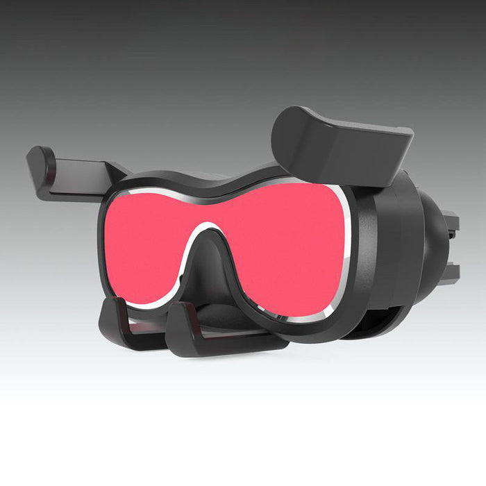 Gravity smartphone car holder for air vent with air freshener black (YC06) - Cell phone holders<<<HurtelXML